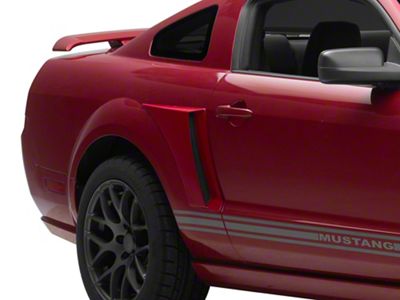 SpeedForm Side Scoops; Pre-Painted (05-09 Mustang)