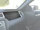 Passenger Side Dash Accent Trim; Domed Carbon Fiber (10-14 Mustang)