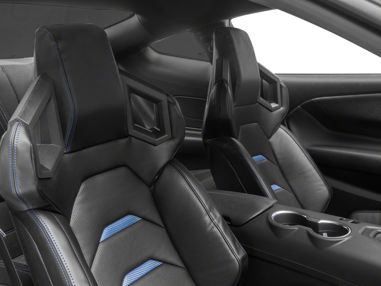 【DISCERNMENT】B-3 high-neck leather mustang Mustang Perforated Vinyl Racing Bucket Seats with Seat