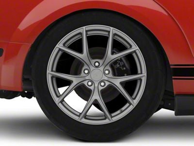 Performance Pack 2 Style Charcoal Wheel; Rear Only; 19x10 (05-09 Mustang)