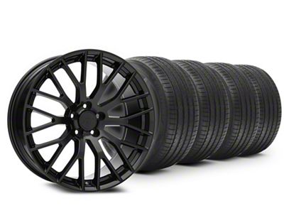 20x8.5 Performance Pack Style Wheel & Sumitomo High Performance HTR Z5 Tire Package (15-23 Mustang GT, EcoBoost, V6)