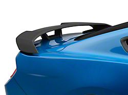 Performance Pack Style Rear Spoiler; Matte Black (15-23 Mustang Fastback)