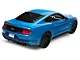 Performance Style Rear Window Louvers; Primer Black (15-23 Mustang Fastback)