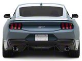 Performance Track Package Rear Diffuser; Glossy Black (24-25 Mustang GT w/o Active Exhaust, EcoBoost)