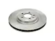 Plain Vented Rotors; Front Pair (11-14 Mustang GT w/o Performance Pack, V6)