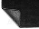 Lloyd Front and Rear Floor Mats with Tri-Bar Pony Logo; Black (94-98 Mustang Coupe)