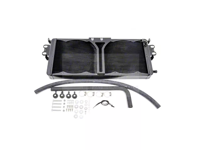 Power Driven Heat Exchanger; Black (07-12 Mustang GT500)