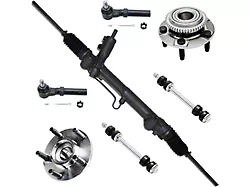 Power Steering Rack and Pinion with Wheel Hub Assemblies and Outer Tie Rods (94-04 Mustang, Excluding 99-04 Cobra)