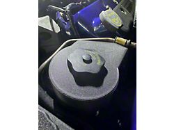 Power Steering Reservoir Tank Cover; Textured Black (03-04 Mustang Cobra)