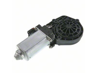Power Window Motor with 2-Pin Connector; Front Driver Side (80-93 Mustang)
