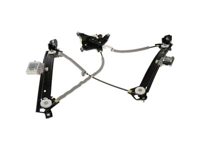 Power Window Motor and Regulator Assembly; Front Driver Side (17-23 Mustang)