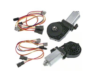 Power Window Motors; Front (80-93 Mustang)