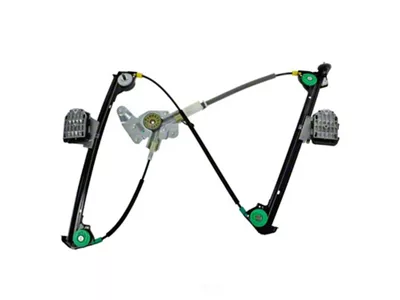 Power Window Regulator; Front Driver Side (05-09 Mustang)
