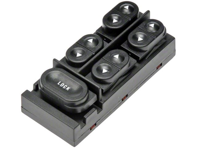 Power Window Switch; Driver Side (87-93 Mustang Convertible)
