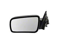 Powered Mirror; Paint to Match Black; Driver Side (05-09 Mustang)