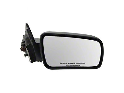Powered Mirror; Paint to Match Black; Passenger Side (05-09 Mustang)