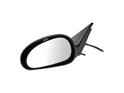 Powered Mirror; Textured Black; Driver Side (99-04 Mustang)