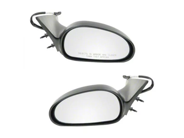 Powered Mirrors; Paint to Match Black (96-98 Mustang)