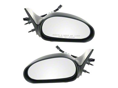 Powered Mirrors; Paint to Match Black (94-95 Mustang)