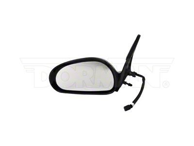 Powered Non-Heated Side Mirror; Driver Side; Black (94-95 Mustang)