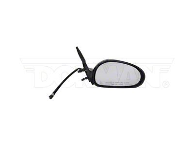 Powered Non-Heated Side Mirror; Passenger Side; Black (96-98 Mustang)