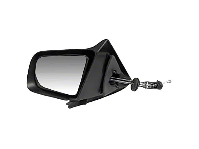 Replacement Powered Side Mirror; Driver Side (87-93 Mustang)