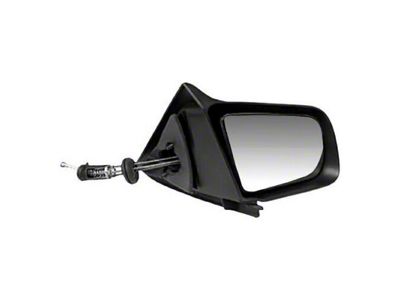 Replacement Powered Side Mirror; Passenger Side (87-93 Mustang)