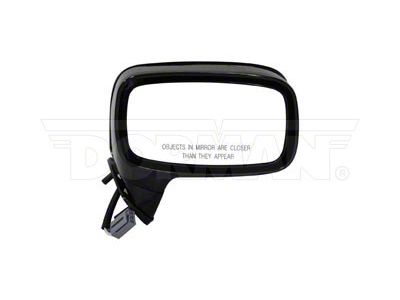 Powered Side Mirror; Passenger Side; Black (87-93 Mustang)