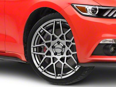 PR178 Hyper Silver Wheel; 19x8.5; 30mm Offset (15-23 Mustang GT, EcoBoost, V6)