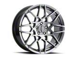 PR178 Hyper Silver Wheel; 19x8.5 (15-23 Mustang GT, EcoBoost, V6)
