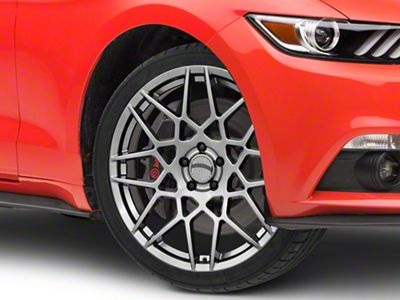 PR178 Hyper Silver Wheel; 20x8.5; 30mm Offset (15-23 Mustang GT, EcoBoost, V6)