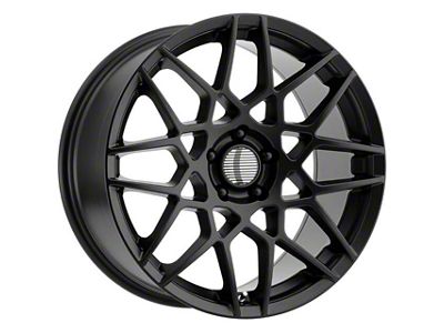 PR178 Satin Black Wheel; 20x8.5 (15-23 Mustang GT, EcoBoost, V6)