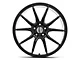 PR193 Gloss Black Machined Wheel; 20x9 (15-23 Mustang GT, EcoBoost, V6)