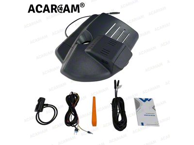 Premium Dash Cam; Front 4K (15-23 Mustang w/ Large Mirror Cover)