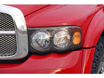Pro-Beam Headlight Covers; Carbon Fiber Look (94-98 Mustang)