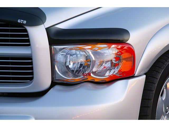 Pro-Beam Headlight Covers; Flames Look (99-04 Mustang)