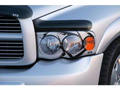 Pro-Beam Headlight Covers; Tribal Look (94-98 Mustang)