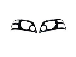 Projektorz Headlight Covers; Black (05-09 Mustang GT, V6)