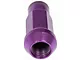 Purple Open End Knurled Wheel Lug Nuts; 1/2-Inch x 20; Set of 20 (79-14 Mustang)