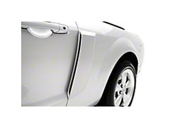 Quarter Panel Scoops; Unpainted (05-09 Mustang)