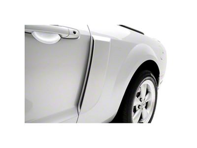 Quarter Panel Scoops; Unpainted (05-09 Mustang)