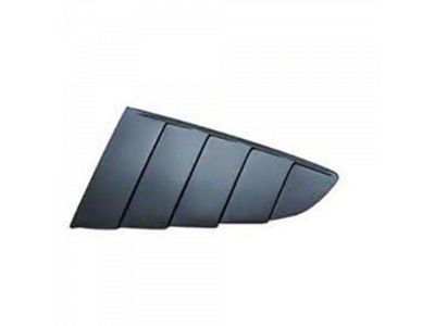 Quarter Window Louvers; Unpainted (15-23 Mustang Fastback)
