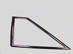 Quarter Window Molding; Driver Side (87-93 Mustang Hatchback)