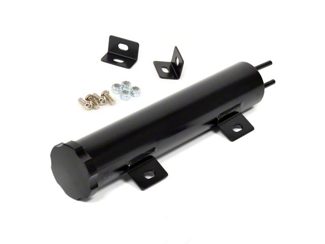 Mustang Radiator Overflow Tank Kit; Black (86-93 Mustang) - Free Shipping