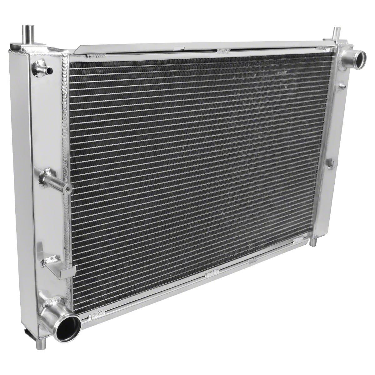 Mustang Aluminum Performance Radiator; 2-Row (97-04 Mustang w/ Manual ...