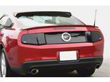 Rear Black Out Panel; Carbon Fiber Look (10-14 Mustang)