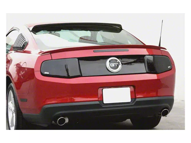 Rear Black Out Panel; Carbon Fiber Look (10-14 Mustang)