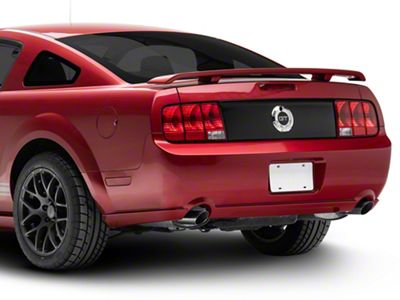 Rear Black Out Panel; Smoked (05-09 Mustang)