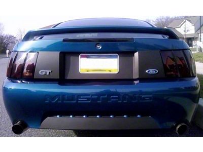 Rear Blackout Kit; Gloss Black (99-04 Mustang, Excluding Cobra)