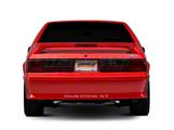 Rear Bumper Cover with Mustang Lettering; Unpainted (87-93 Mustang GT)